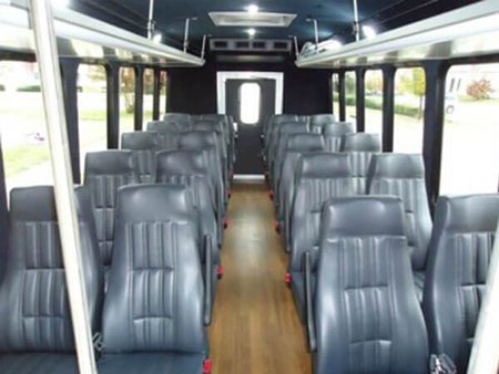 dfw airport shuttle bus interior