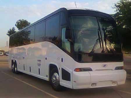 Charter bus rental Farmers Branch TX