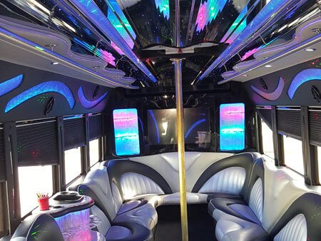 party buses amenities
