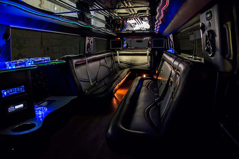 addison tx limo interior