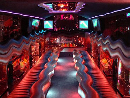 Balch Springs limousine interior