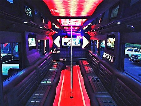 party bus rental features